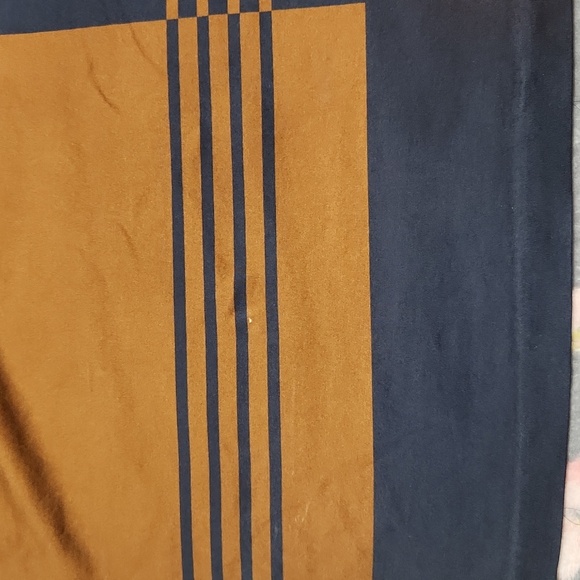 HUGO BOSS XL.Color Block Men's Shirt - Navy, Orange, and Brown - Picture 12 of 13